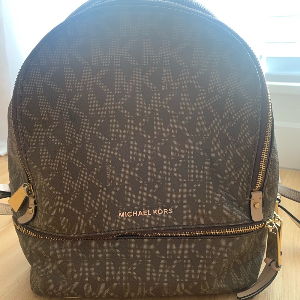 Michael Kors Logo Backpack